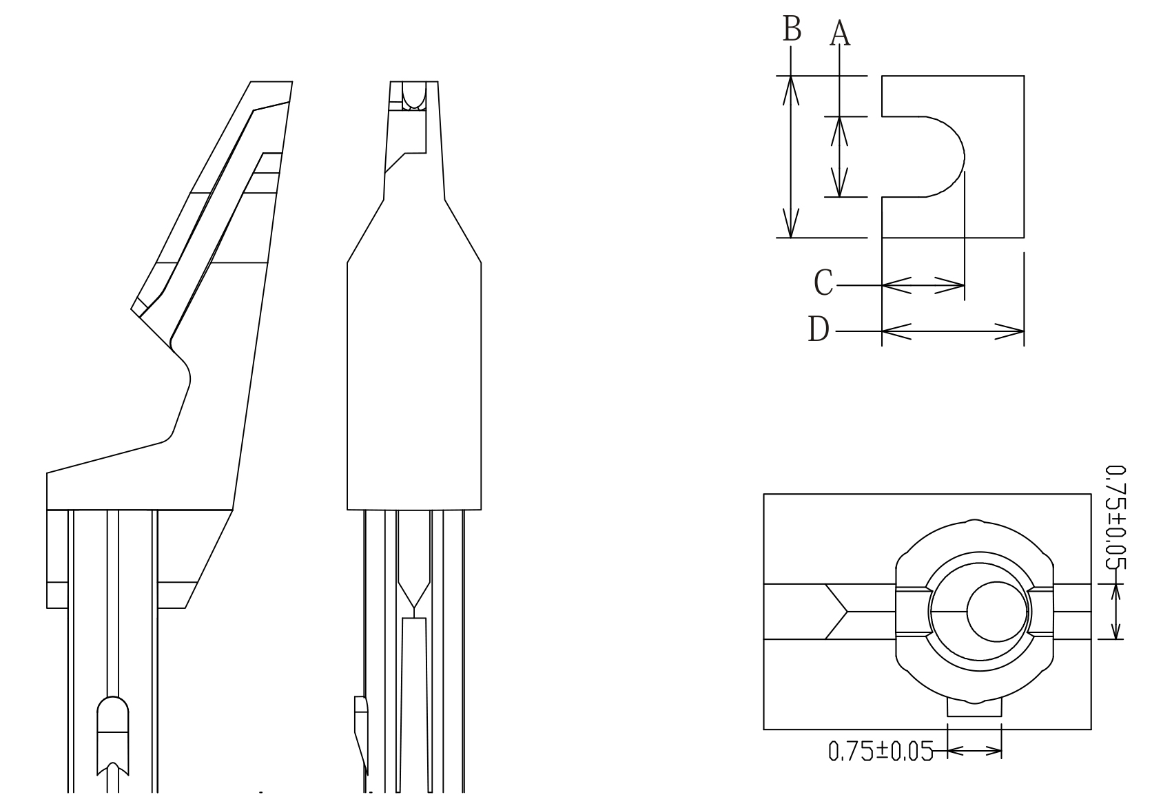 360 plastic wire guide spare parts for semiconductor aluminium wire bonding equipment (F Series)