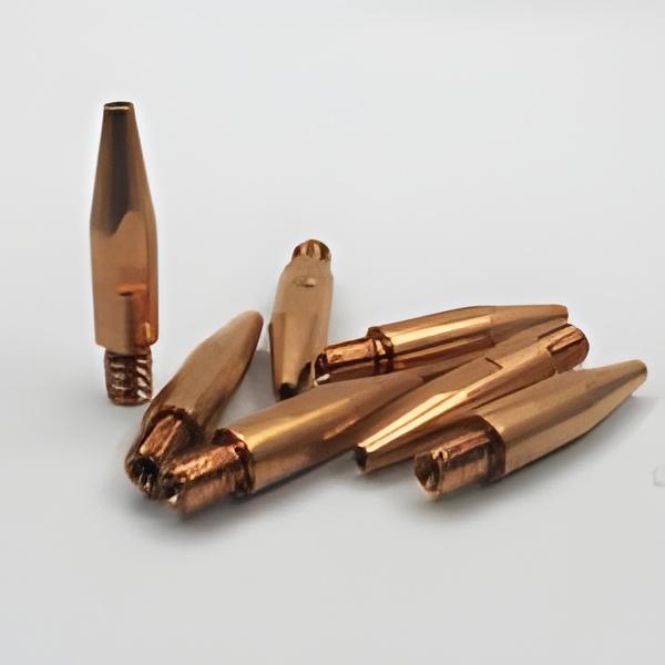 Copper or tungsten carbide nozzel for capacitor or battery coiling winding machine